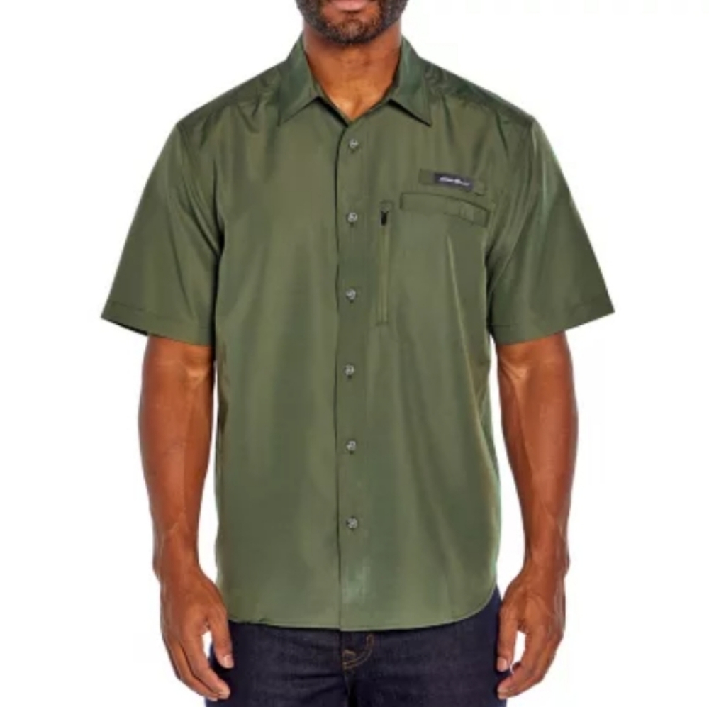 Mens Eddie Bauer Button Shirt